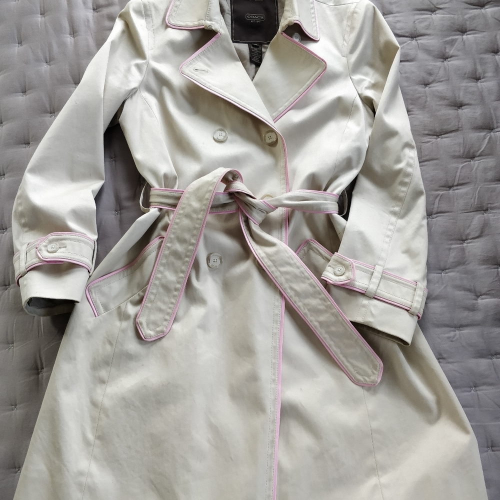 Coach rain jacket